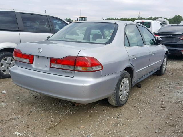 1HGCF86641A101593 - 2001 HONDA ACCORD VAL SILVER photo 4