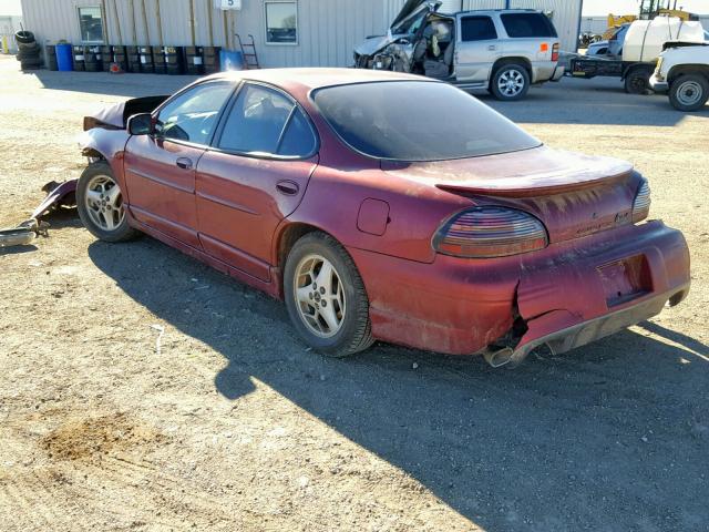1G2WR52121F167000 - 2001 PONTIAC GRAND PRIX BURGUNDY photo 3
