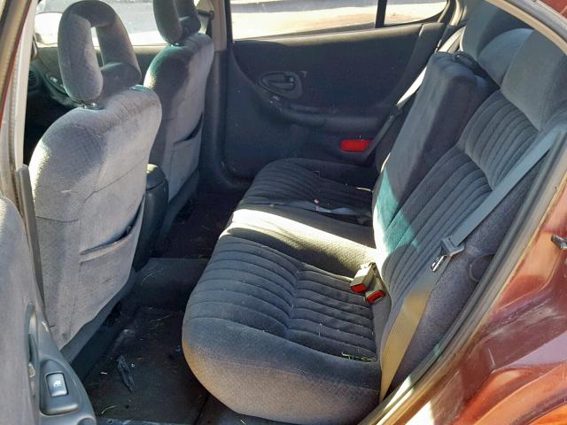 1G2WR52121F167000 - 2001 PONTIAC GRAND PRIX BURGUNDY photo 6