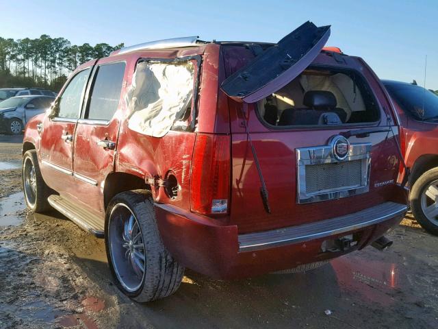 1GYEC63838R233406 - 2008 CADILLAC ESCALADE L RED photo 3