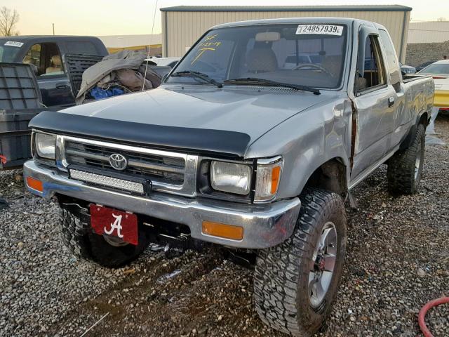 JT4RN13P2P6054429 - 1993 TOYOTA PICKUP 1/2 SILVER photo 2