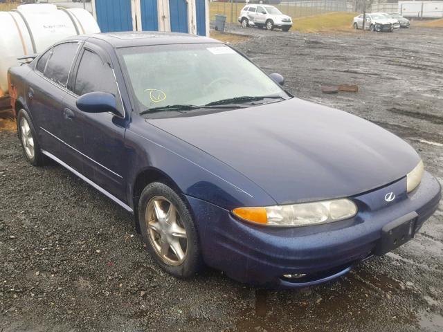 1G3NL52T31C161895 - 2001 OLDSMOBILE ALERO GL BLUE photo 1