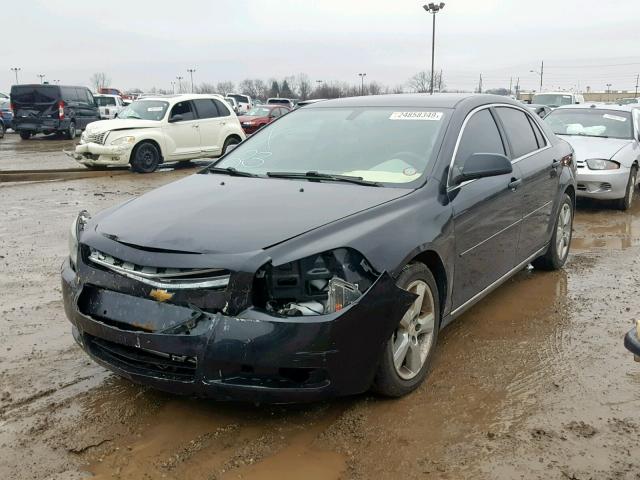 1G1ZD5EB9AF269351 - 2010 CHEVROLET MALIBU 2LT BLACK photo 2