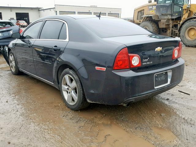 1G1ZD5EB9AF269351 - 2010 CHEVROLET MALIBU 2LT BLACK photo 3