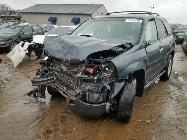 2HNYD18856H501388 - 2006 ACURA MDX TOURIN GREEN photo 2