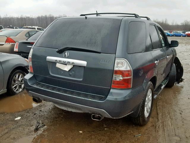 2HNYD18856H501388 - 2006 ACURA MDX TOURIN GREEN photo 4