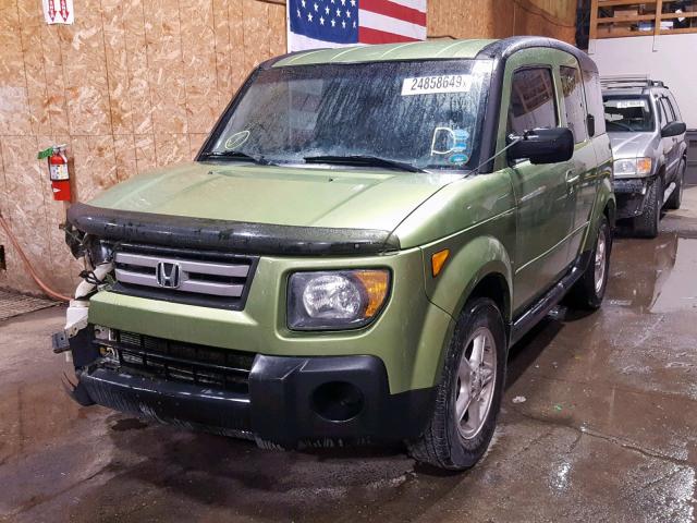 5J6YH28788L005959 - 2008 HONDA ELEMENT EX GREEN photo 2