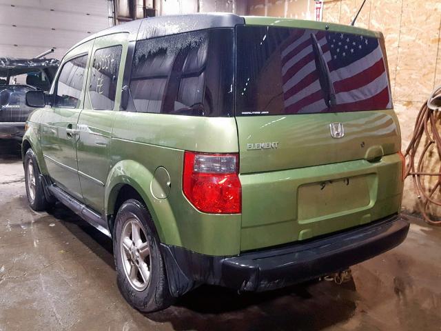 5J6YH28788L005959 - 2008 HONDA ELEMENT EX GREEN photo 3