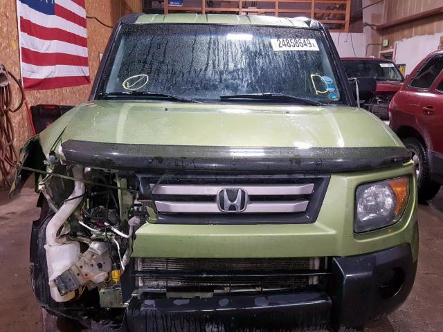 5J6YH28788L005959 - 2008 HONDA ELEMENT EX GREEN photo 9