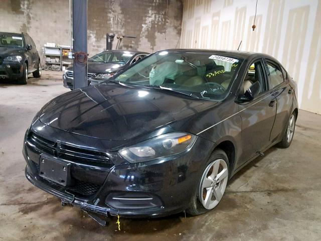 1C3CDFBB2FD404541 - 2015 DODGE DART SXT BLACK photo 2