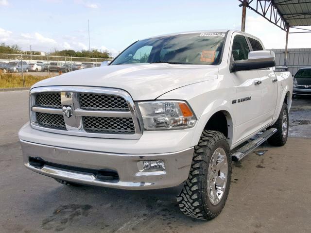 1C6RD7NT8CS305401 - 2012 DODGE RAM 1500 L WHITE photo 2