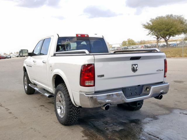 1C6RD7NT8CS305401 - 2012 DODGE RAM 1500 L WHITE photo 3