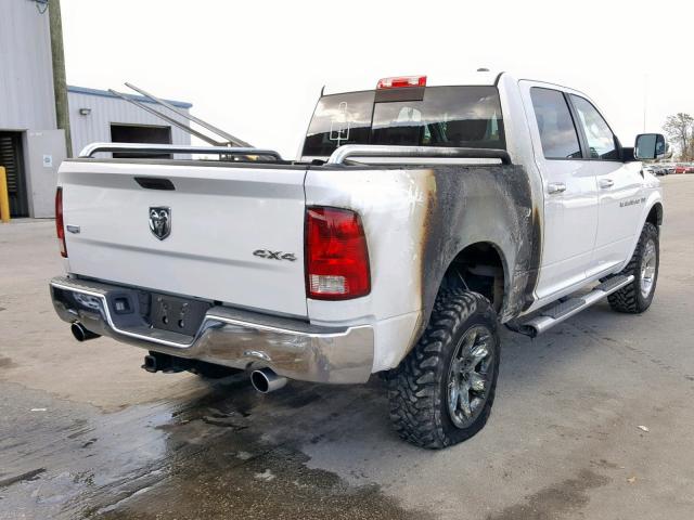 1C6RD7NT8CS305401 - 2012 DODGE RAM 1500 L WHITE photo 4