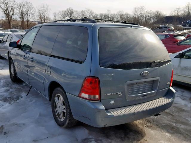 2FMZA52214BA56223 - 2004 FORD FREESTAR S BLUE photo 3