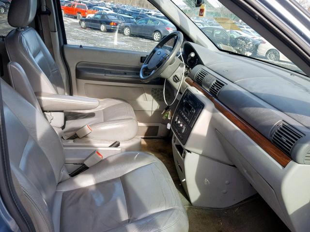 2FMZA52214BA56223 - 2004 FORD FREESTAR S BLUE photo 5