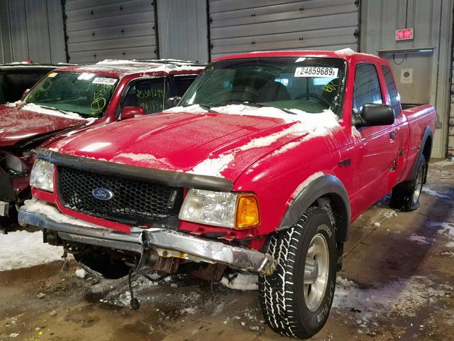 1FTZR15E31PB77030 - 2001 FORD RANGER SUP RED photo 2