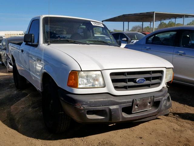 1FTYR10D93PA88592 - 2003 FORD RANGER WHITE photo 1