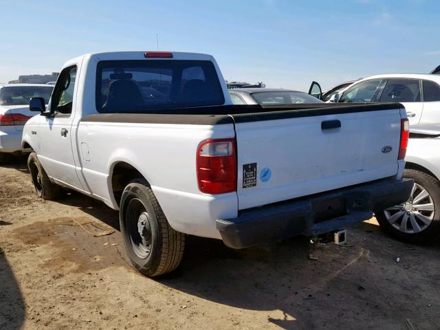 1FTYR10D93PA88592 - 2003 FORD RANGER WHITE photo 3