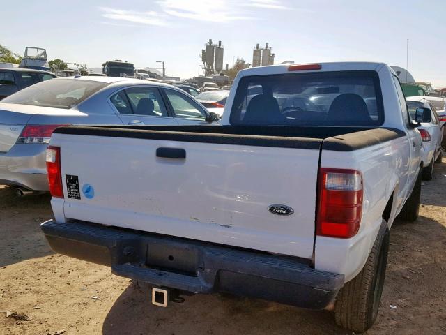 1FTYR10D93PA88592 - 2003 FORD RANGER WHITE photo 4