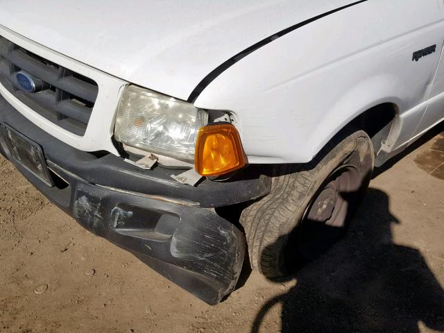 1FTYR10D93PA88592 - 2003 FORD RANGER WHITE photo 9