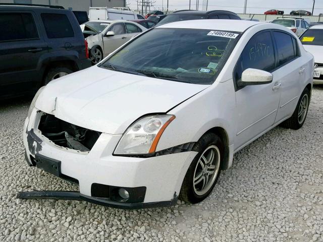 3N1AB61E98L701648 - 2008 NISSAN SENTRA 2.0 WHITE photo 2