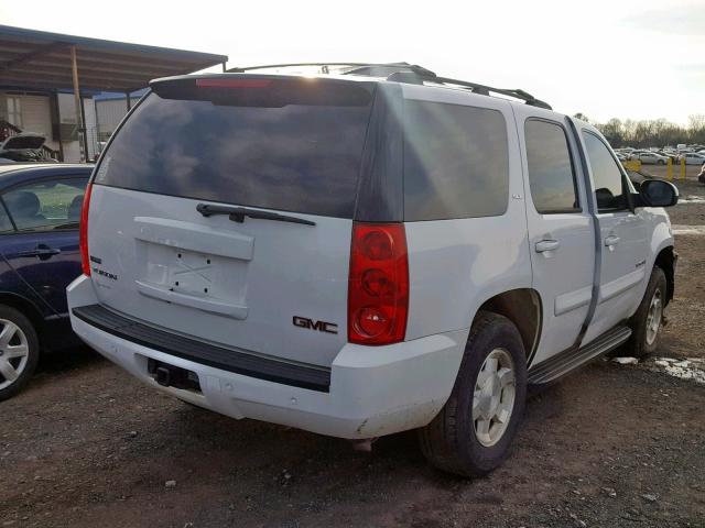 1GKFK13038R170936 - 2008 GMC YUKON WHITE photo 4