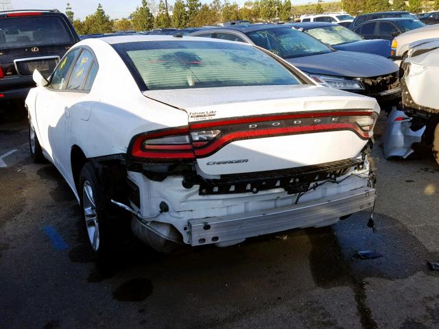 2C3CDXBG9FH767889 - 2015 DODGE CHARGER SE WHITE photo 3