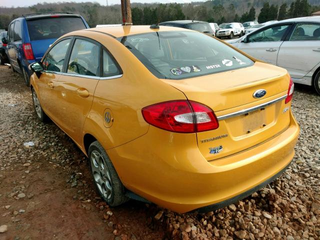 3FADP4CJ5DM183235 - 2013 FORD FIESTA TIT YELLOW photo 3