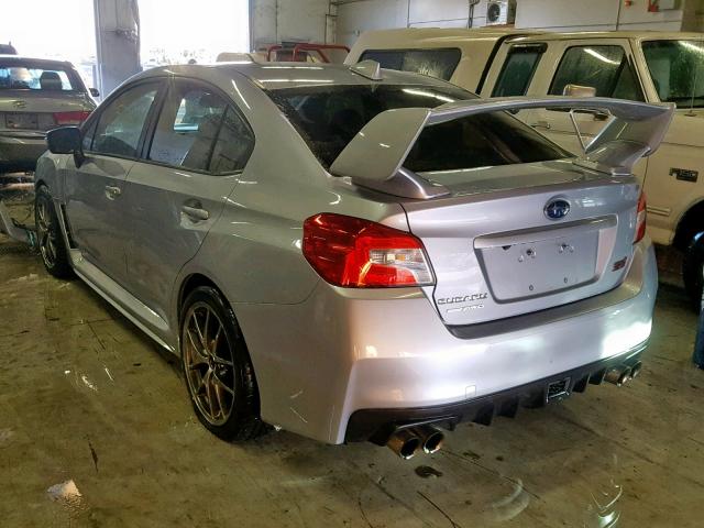 JF1VA2S68F9830123 - 2015 SUBARU WRX STI SILVER photo 3