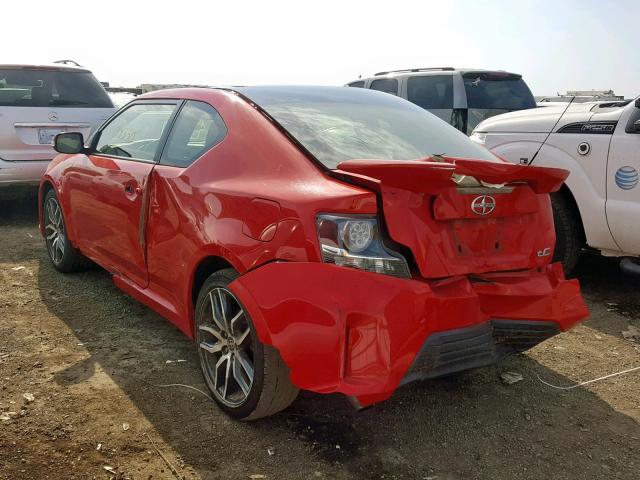 JTKJF5C76FJ003795 - 2015 TOYOTA SCION TC წითელი ფოტო 3
