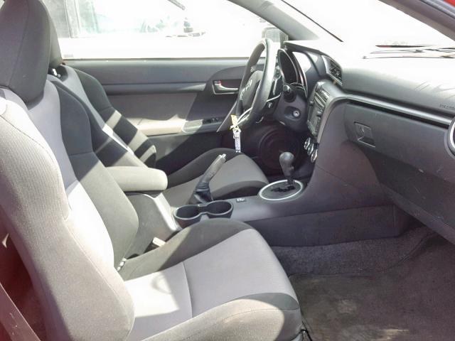 JTKJF5C76FJ003795 - 2015 TOYOTA SCION TC წითელი ფოტო 5