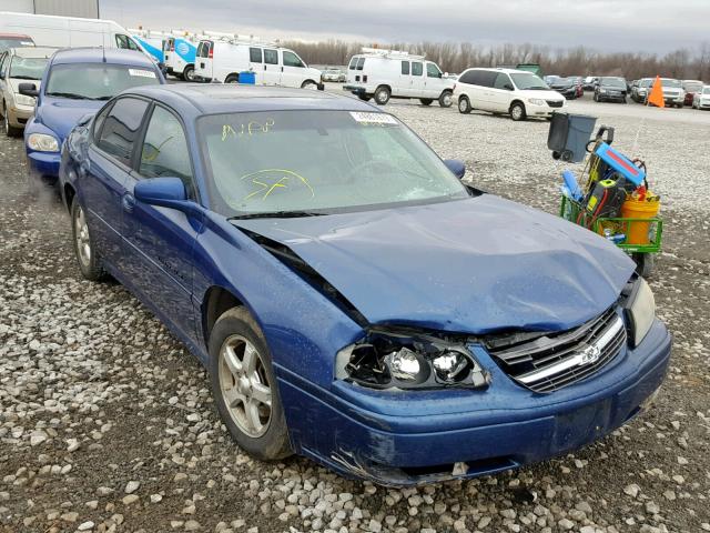 2G1WH52K049255072 - 2004 CHEVROLET IMPAL LS BLUE photo 1