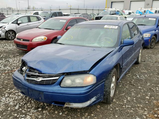 2G1WH52K049255072 - 2004 CHEVROLET IMPAL LS BLUE photo 2