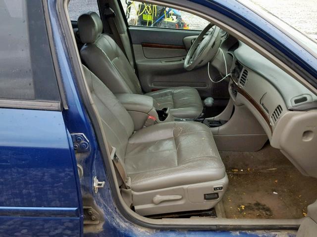 2G1WH52K049255072 - 2004 CHEVROLET IMPAL LS BLUE photo 5