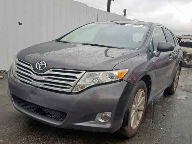 4T3BA3BB4AU016995 - 2010 TOYOTA VENZA BASE GRAY photo 2