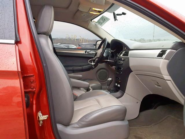 2A8GM68X17R179620 - 2007 CHRYSLER PACIFICA T RED photo 5