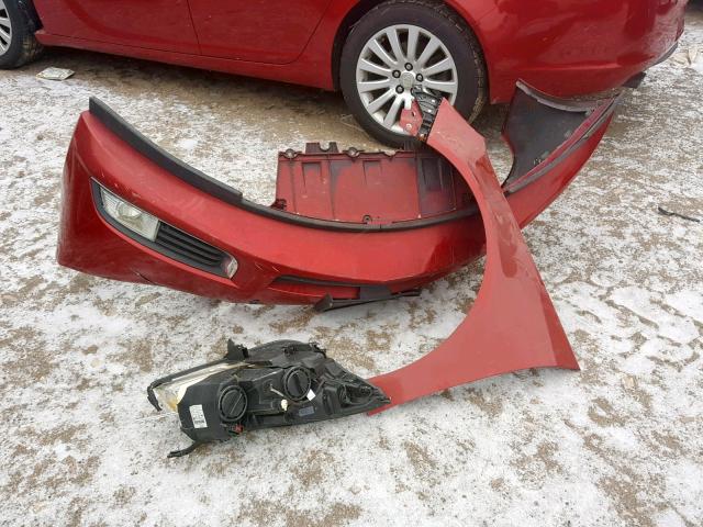 2G4GS5EV5C9203207 - 2012 BUICK REGAL PREM RED photo 9