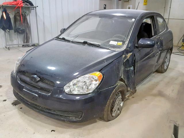 KMHCM3AC1BU200548 - 2011 HYUNDAI ACCENT GL BLUE photo 2