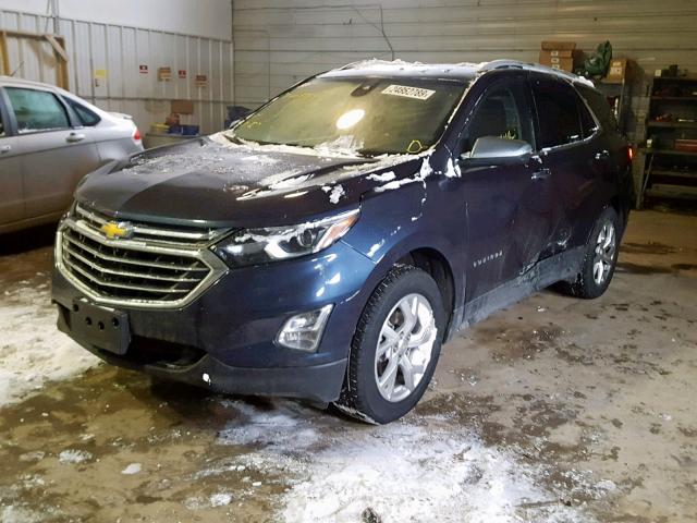 3GNAXVEV3JS526416 - 2018 CHEVROLET EQUINOX PR BLUE photo 2