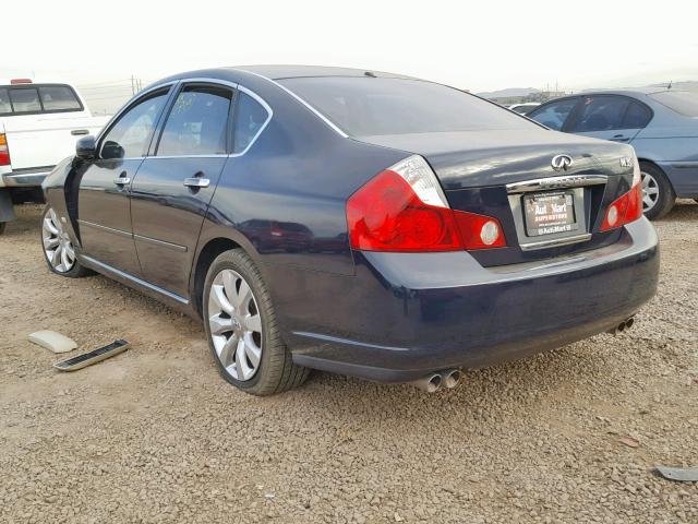 JNKAY01E07M313879 - 2007 INFINITI M35 BASE BLUE photo 3