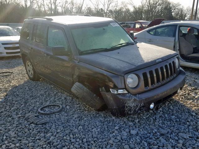 1C4NJPBA4HD122639 - 2017 JEEP PATRIOT SP GRAY photo 1