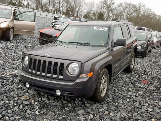 1C4NJPBA4HD122639 - 2017 JEEP PATRIOT SP GRAY photo 2