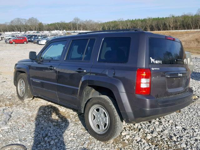 1C4NJPBA4HD122639 - 2017 JEEP PATRIOT SP GRAY photo 3