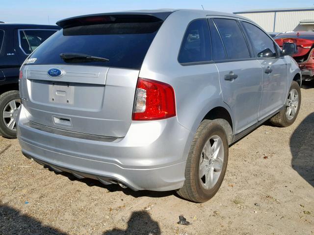 2FMDK3GC4BBA36218 - 2011 FORD EDGE SE SILVER photo 4