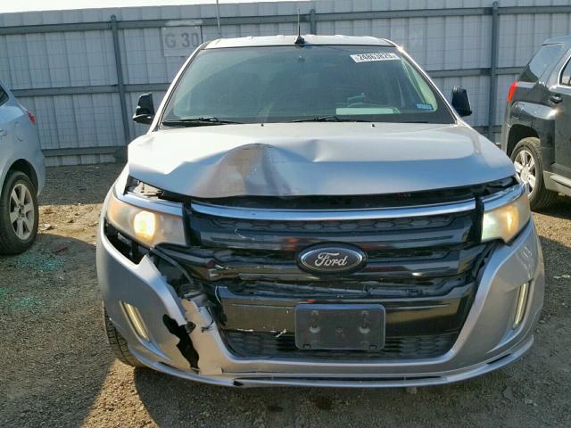 2FMDK3GC4BBA36218 - 2011 FORD EDGE SE SILVER photo 9