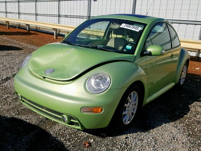 3VWCK31C54M413789 - 2004 VOLKSWAGEN NEW BEETLE Yaşıl foto 2