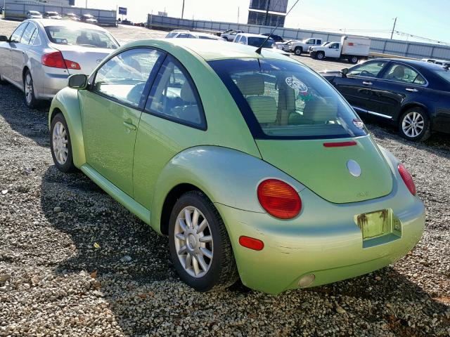 3VWCK31C54M413789 - 2004 VOLKSWAGEN NEW BEETLE Yaşıl foto 3