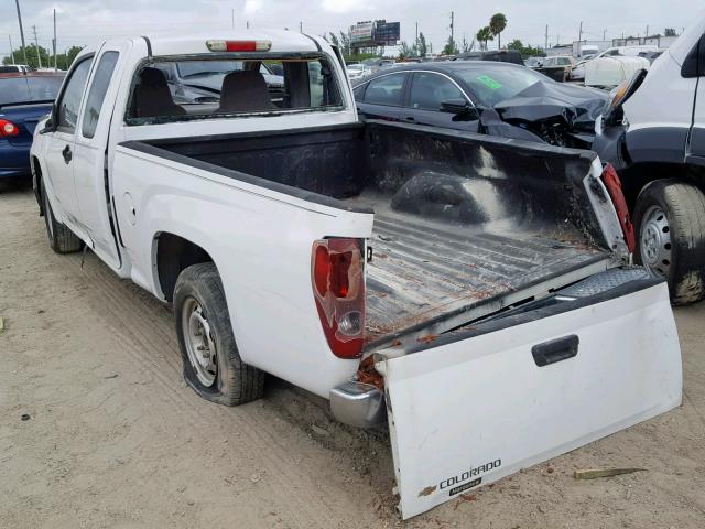 1GCCS198258262178 - 2005 CHEVROLET COLORADO WHITE photo 3