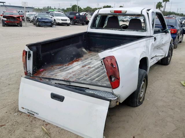 1GCCS198258262178 - 2005 CHEVROLET COLORADO WHITE photo 4