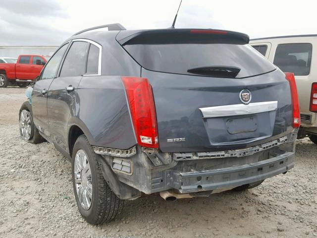 3GYFNGEY3BS546834 - 2011 CADILLAC SRX BLUE photo 3